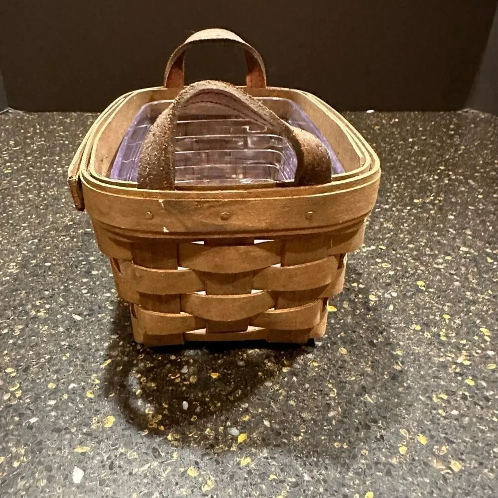 Longaberger Tea Basket with Protector